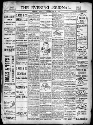 The Ottawa Journal from Ottawa, Ontario, Canada on December 31, 1894 · Page 1