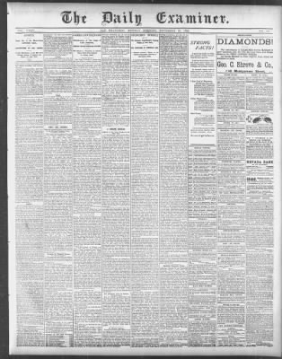 abstract Almighty Voluntary The San Francisco Examiner from San Francisco, California on November 20,  1882 · 1