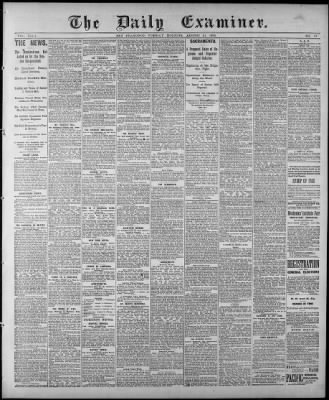 The San Francisco Examiner from San Francisco, California on August 10, 1886 · 1
