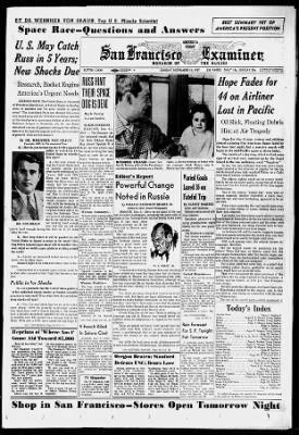The San Francisco Examiner from San Francisco, California on November 10, 1957 · 1