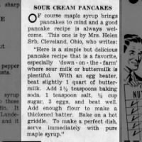 Buttermilk Pancakes (1941)