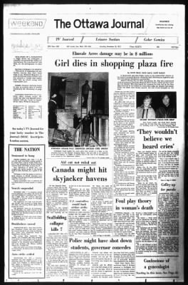 The Ottawa Journal from Ottawa, Ontario, Canada on November 18, 1972 · Page 1