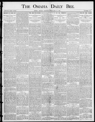 Omaha Daily Bee from Omaha, Nebraska on February 15, 1892 · 1