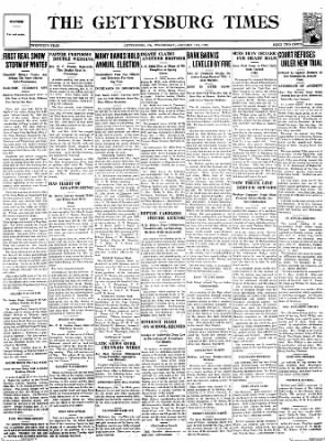 The Gettysburg Times from Gettysburg, Pennsylvania • Page 1