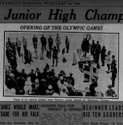Olympic Opening Ceremony 1924