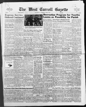 The West Carroll Gazette from Oak Grove, Louisiana • 1
