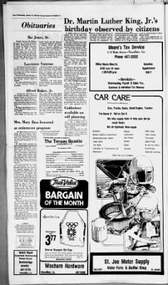 Tensas gazette from Saint Joseph, Louisiana on January 18, 1984 · 2