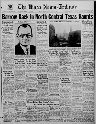 The Waco News-Tribune from Waco, Texas on May 14, 1934 · Page 1