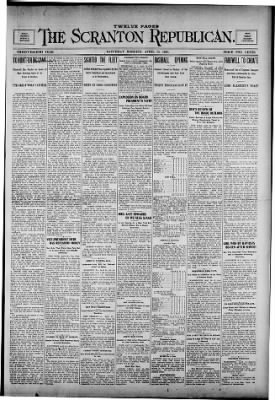 The Tribune from Scranton, Pennsylvania on April 15, 1905 · Page 1