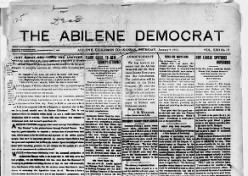 Abilene Weekly Chronicle and the Dickinson County News