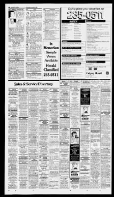 Calgary Herald From Calgary Alberta Canada On January 6 1993 32