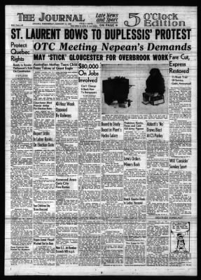 The Ottawa Journal From Ottawa Ontario Canada On January 11 1950 Page 1
