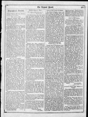 Vermont Record from Brandon, Vermont on May 13, 1865 · 5