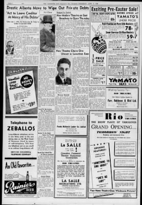 The Vancouver Sun from Vancouver, British Columbia, Canada on April 6, 1938 · 4