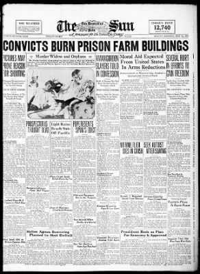 The San Bernardino County Sun from San Bernardino, California on May 25, 1931 · Page 1