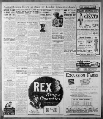 The Leader-Post from Regina, Saskatchewan, Canada on November 2, 1923 · 3