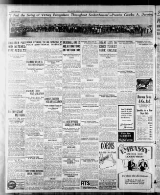 The Leader Post From Regina Saskatchewan Canada On May 23 1925 14