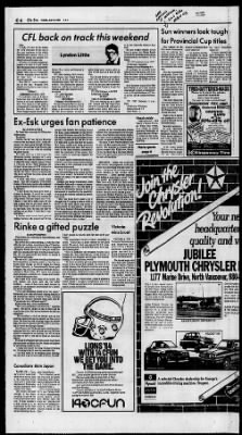 The Vancouver Sun from Vancouver, British Columbia, Canada on July 5, 1984 · 28