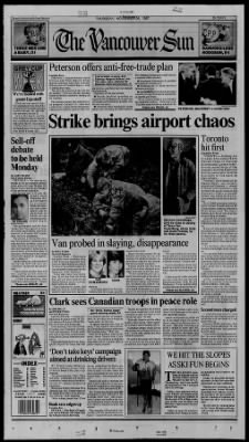 The Vancouver Sun from Vancouver, British Columbia, Canada on November 26, 1987 · 1