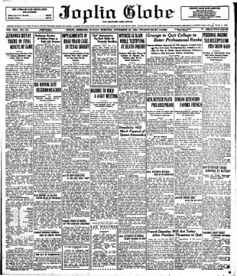 Joplin Globe from Joplin, Missouri on November 22, 1925 · Page 1