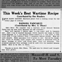 Banana Pancakes (1943)