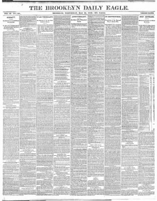 The Brooklyn Daily Eagle From Brooklyn New York On May 19 1886