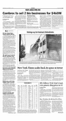 The Record from Hackensack, New Jersey on October 25, 2006 · B3