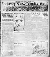 Newspaper celebrates the imminent return of the 369th Infantry (formerly the 15th NY Infantry)