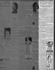 Newspaper article about local International Women's Day celebrations in 1937 Canada