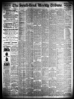 The South-Bend Weekly Tribune from South Bend, Indiana • 1