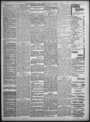 The South Bend Tribune From South Bend Indiana On August 14 1891 5