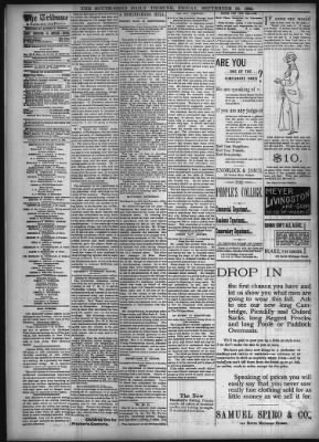 The South Bend Tribune from South Bend, Indiana on September 28, 1894 · 4