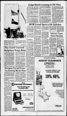 Arizona Daily Sun from Flagstaff, Arizona on July 29, 1981 · 10