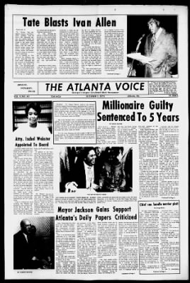 The Atlanta Voice from Atlanta, Georgia on October 5, 1974 · 2