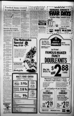 Fremont Tribune from Fremont, Nebraska on August 21, 1974 · 3