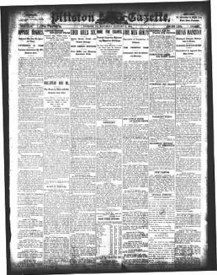 Pittston Gazette from Pittston, Pennsylvania on January 25, 1908 · Page 1