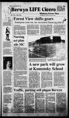 The Life from Berwyn, Illinois on November 28, 1986 · 1
