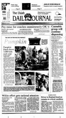 Ukiah Daily Journal from Ukiah, California on October 13, 2005 · Page 1