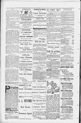 Daily Delta from Visalia, California on July 27, 1892 · 4