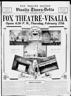 Visalia Times-Delta from Visalia, California on February 25, 1930 · 11