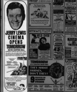 1st Jerry Lewis cinema opening