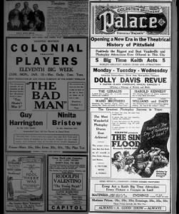 Palace theatre opening
