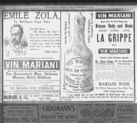 Vin Mariani ad (1900)