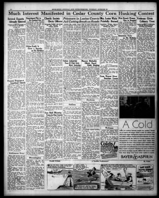 The Muscatine Journal from Muscatine, Iowa on October 20, 1931 · 10