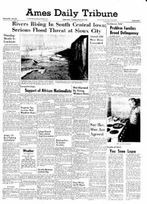 Ames Daily Tribune from Ames, Iowa on March 29, 1960 · Page 1