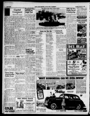 Santa Cruz Sentinel from Santa Cruz, California on March 23, 1940 · Page 2