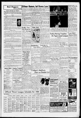 The Gazette from Cedar Rapids, Iowa on April 19, 1954 · 11