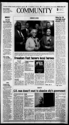 The Gazette from Cedar Rapids, Iowa on June 11, 2005 · 1