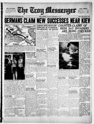 The Troy Messenger from Troy, Alabama on September 27, 1941 · 1