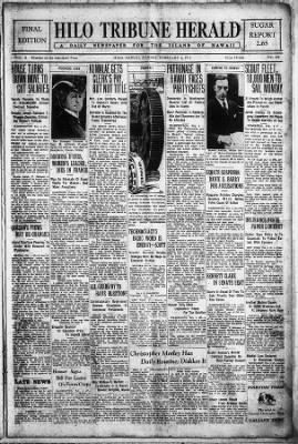 Hawaii Tribune-Herald from Hilo, Hawaii on February 5, 1933 · 1